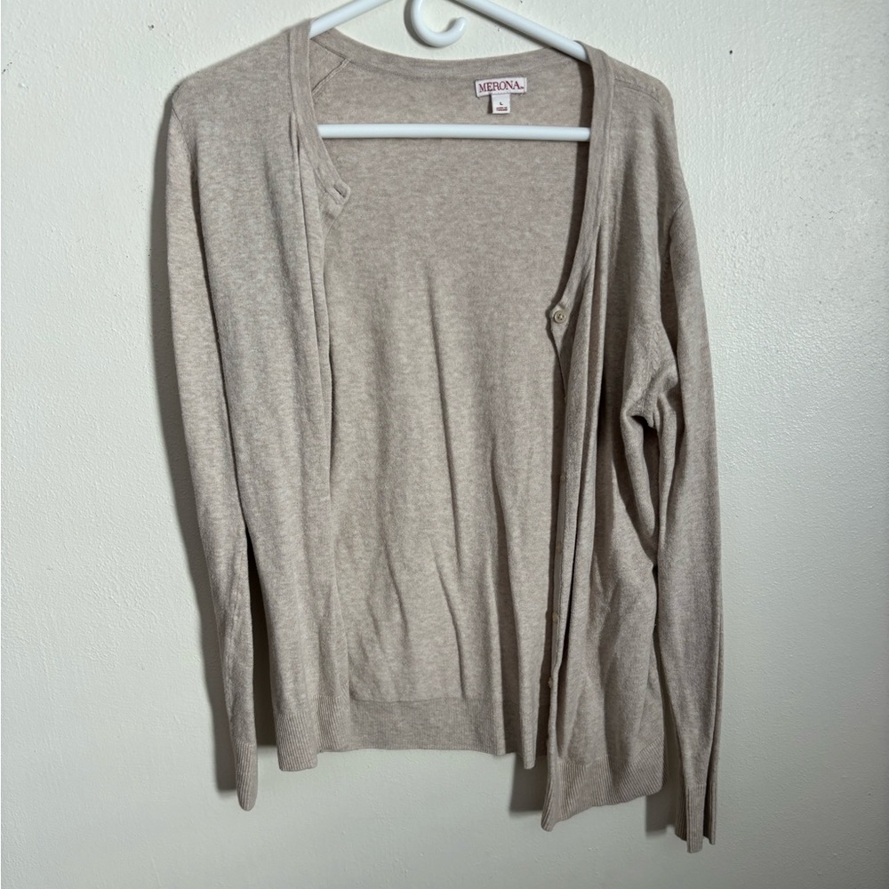Tan Cardigan